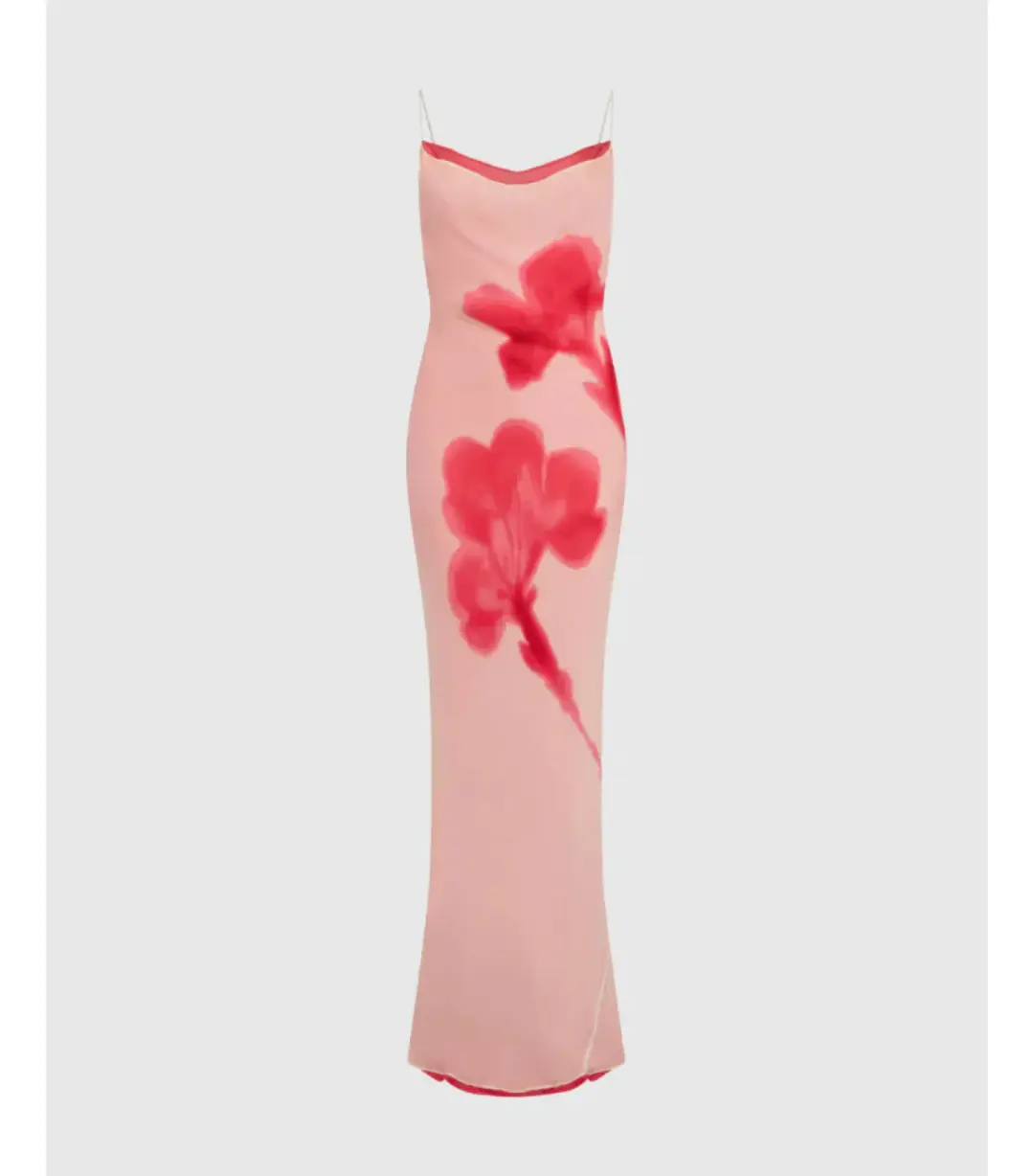 Rat & Boa Corali Maxi Dress Pink Floral Size AU 10 for rent on The Volte - main image