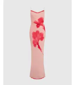 Rat & Boa Corali Maxi Dress Pink Floral Size AU 10 for rent on The Volte - image 5