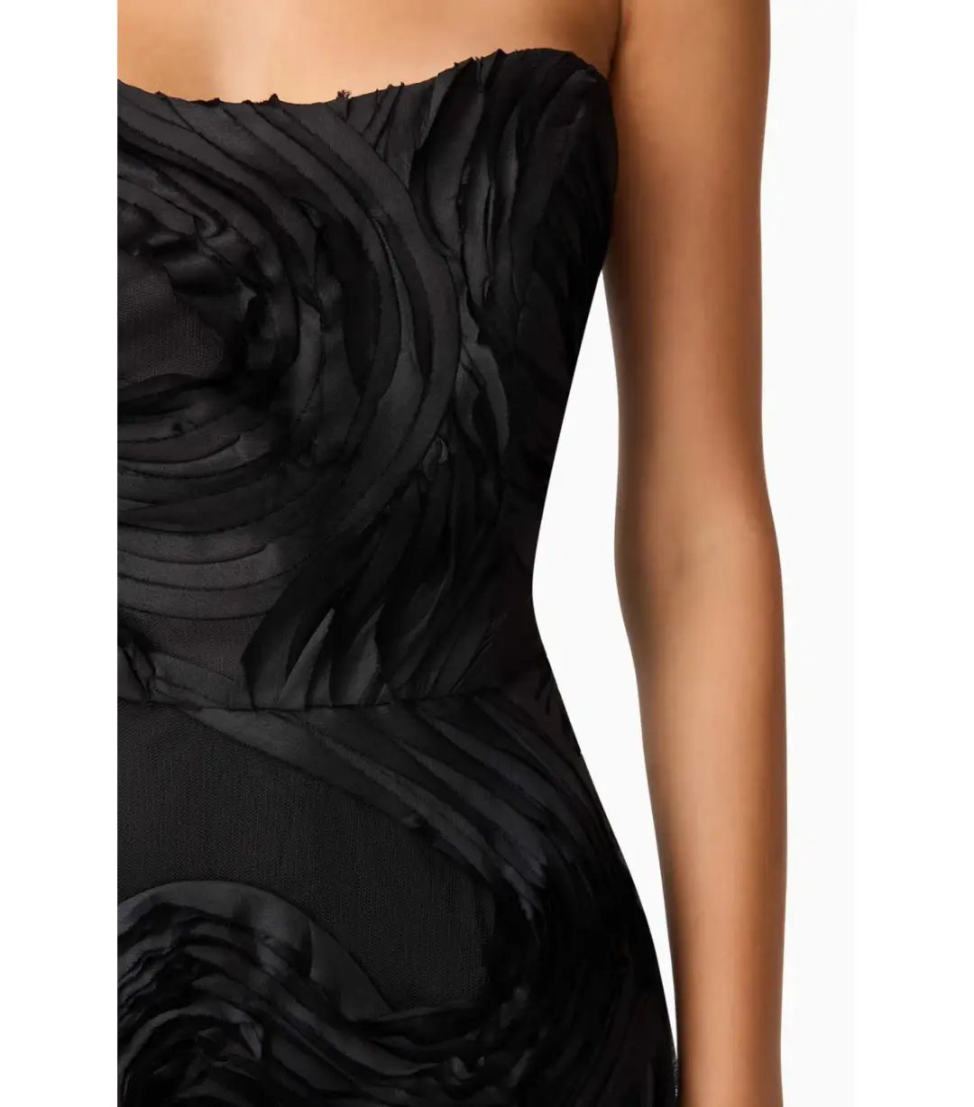 Elliatt Asher Sweetheat Midi Dress Black Size AU 12 for rent on The Volte - main image