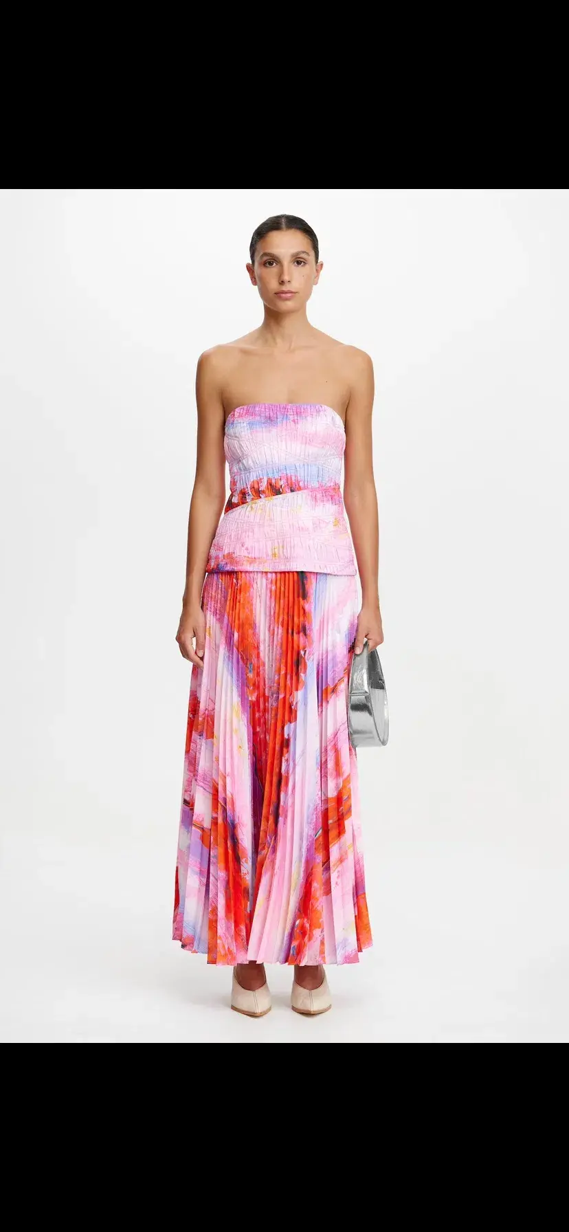 Acler Rockland Midi Dress Multi Size 10 for rent on The Volte - main image