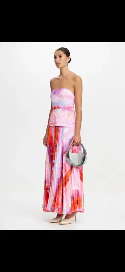 Acler Rockland Midi Dress Multi Size 10 for rent on The Volte - image 2