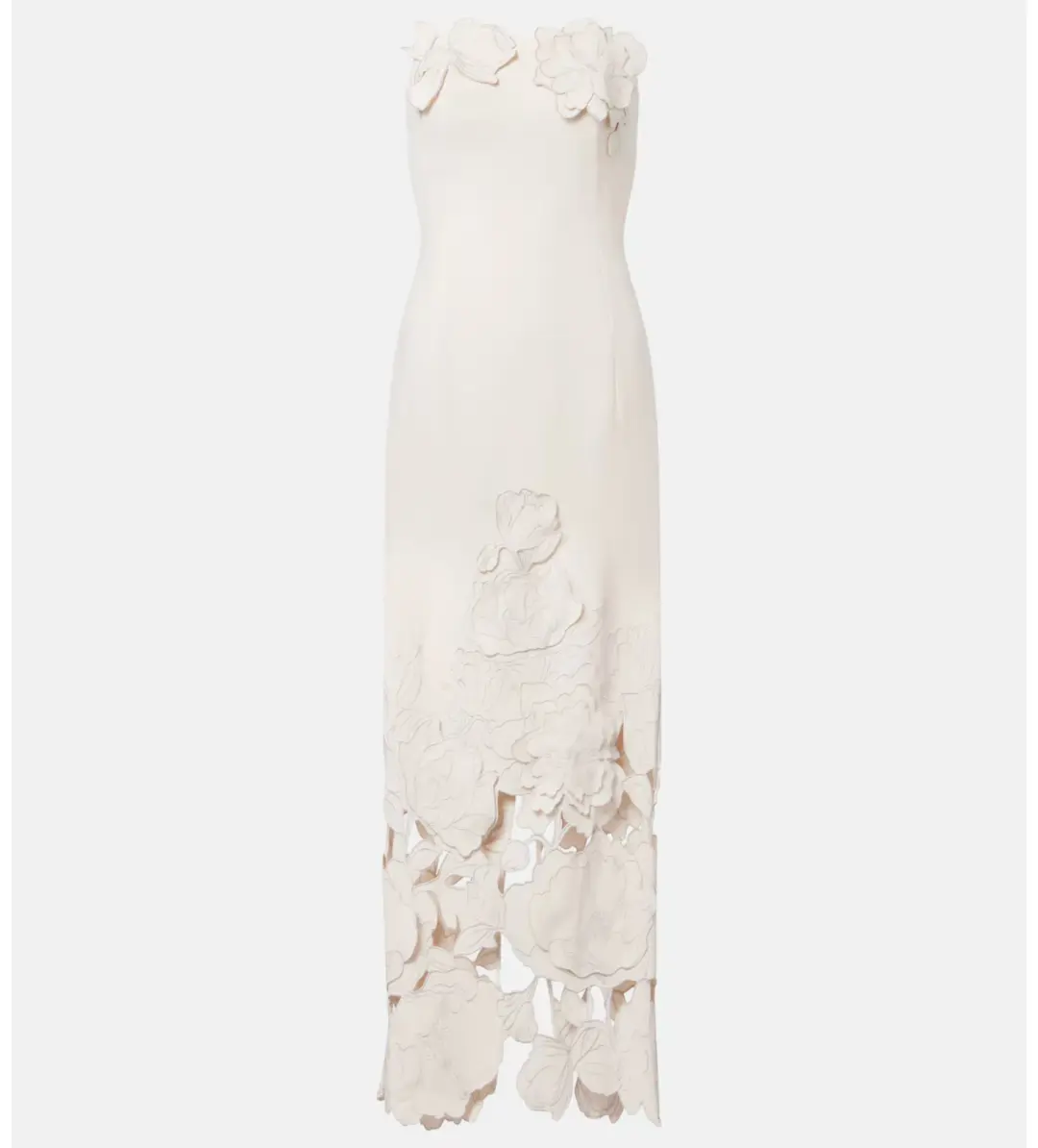 Leo Lin Rayna Dress White Size 8 for rent on The Volte - main image