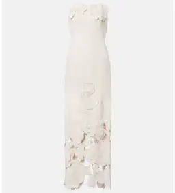 Leo Lin Rayna Dress White Size 8 for rent on The Volte - image 2