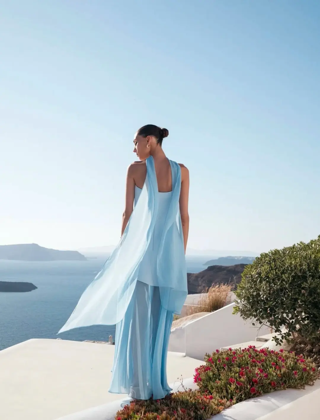 Matters Store Monaco Dress Sky Blue Size 10 for rent on The Volte - main image