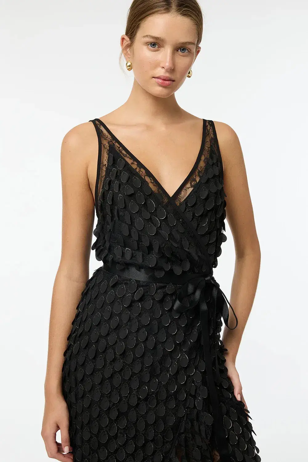 Manning Cartell Supreme Extreme Wrap Dress Black Size 10 for rent on The Volte - main image