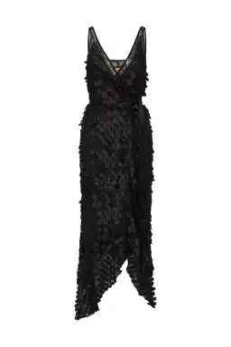 Manning Cartell Supreme Extreme Wrap Dress Black Size 10 for rent on The Volte - image 6