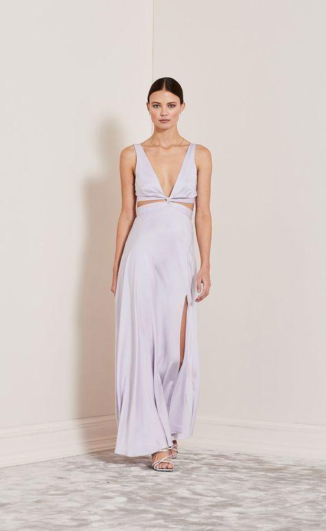 Bec and Bridge Kiss Me Cut Out Lilac Dress Size 6 for rent on The Volte - main image