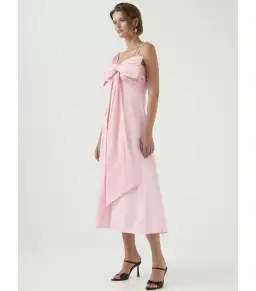 Aje Scarlett Midi Dress Cherry Blossom Size AU 10 for rent on The Volte - image 5