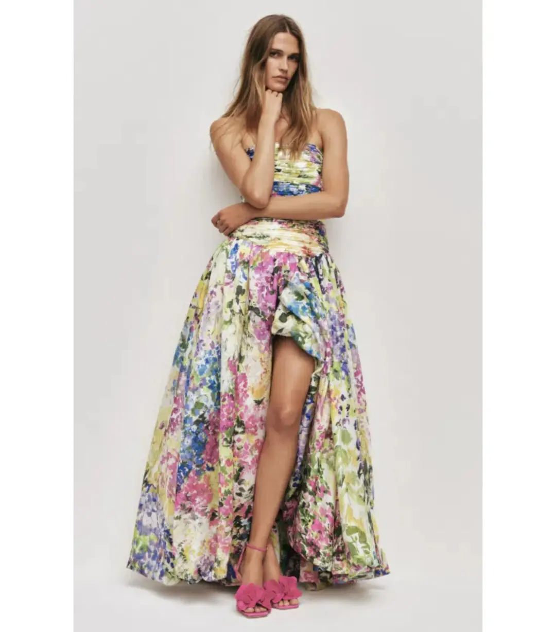 Aje Dahlia Maxi Gown Lavandula Size AU 10 for rent on The Volte - main image