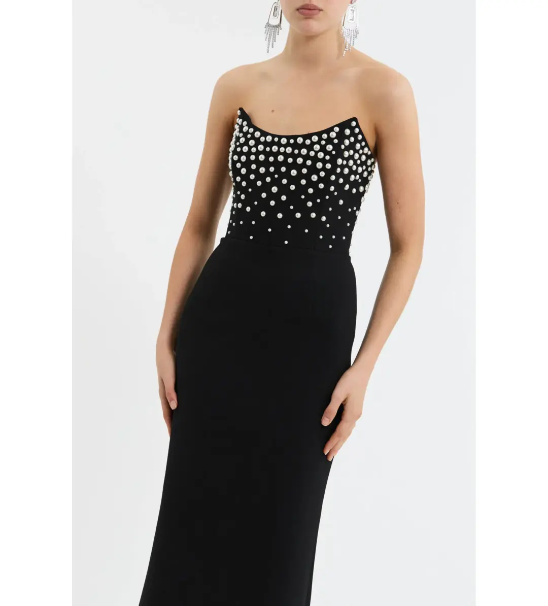 Rebecca Vallance Lynette Gown Black Size 10 for rent on The Volte - main image