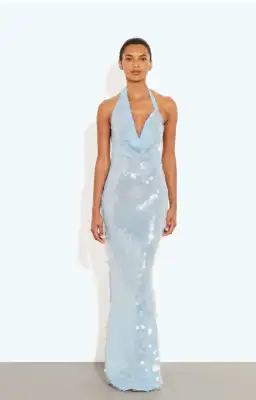 Rat and Boa Anais Dress in Cornflower Blue Size Small/Au 8