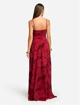 Runaway The Label Camille Maxi Dress Print Size 10 for rent on The Volte - main image