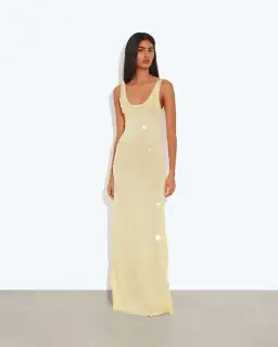 Rat & Boa Angelita Maxi Dress Yellow Size XXS / AU 4