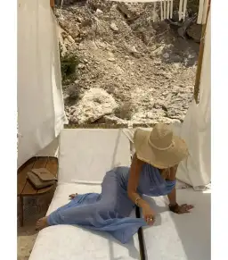 Arcina Ori Jordana Maxi Dress Blue Size XS / AU 6 for rent on The Volte - image 3