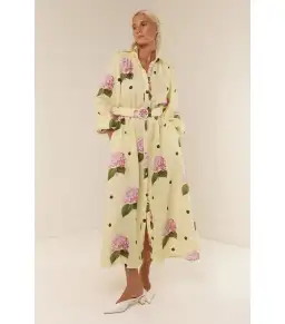 Palm Noosa Noddy Midi Dress Portofino Polka Dot Size AU 12