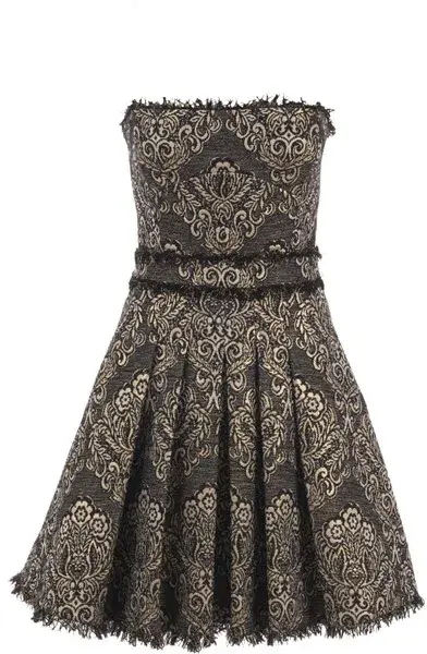 Dolce & Gabbana Mini Fit & Flare Corset Dress Size AU 8 for rent on The Volte - main image