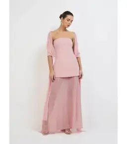 Sheike Marissa Maxi Dress Pink Size AU 16 for rent on The Volte - image 6
