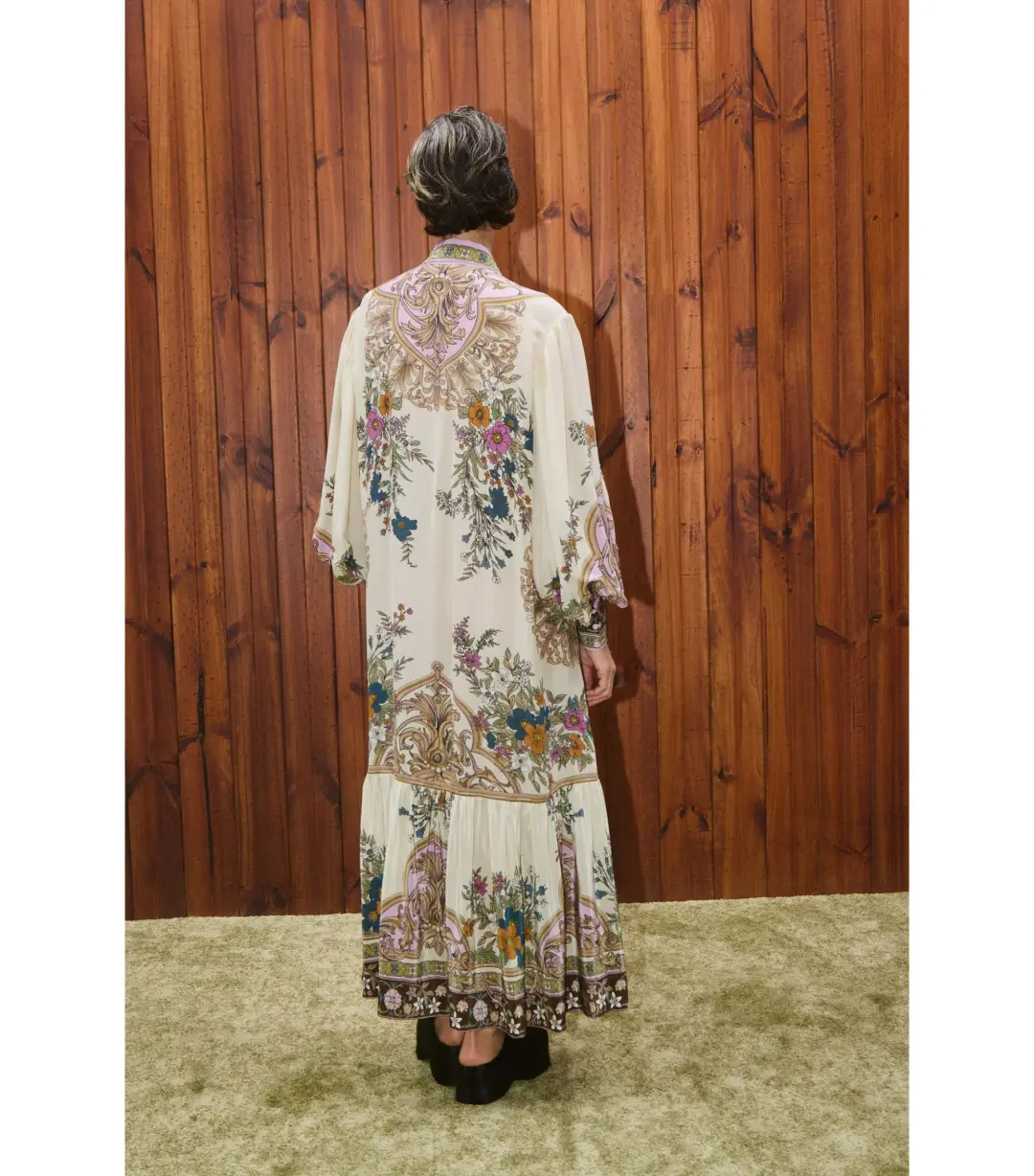 Alémais Antoinette Maxi Shirtdress Print Size AU 14 for rent on The Volte - main image