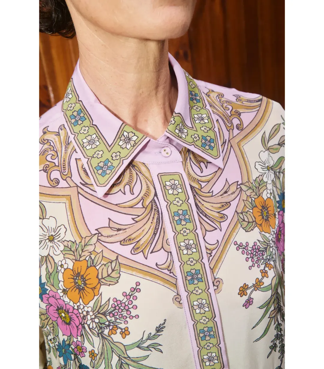 Alémais Antoinette Maxi Shirtdress Print Size AU 14 for rent on The Volte - main image