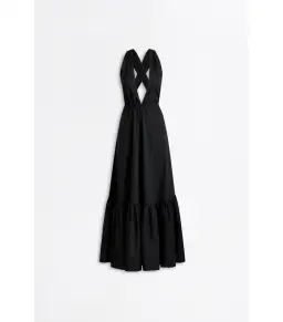 Scanlan Theodore Parachute Maxi Dress Black Size AU 6 for rent on The Volte - image 7