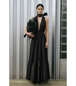 Scanlan Theodore Parachute Maxi Dress Black Size AU 6 for rent on The Volte - image 1