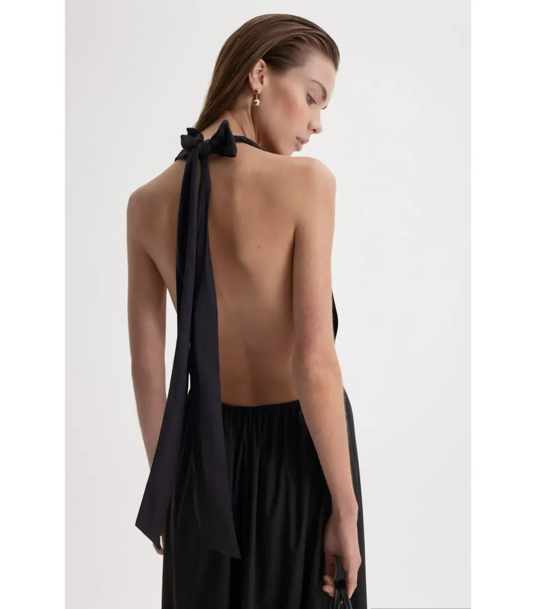 Scanlan Theodore Parachute Maxi Dress Black Size AU 6 for rent on The Volte - main image