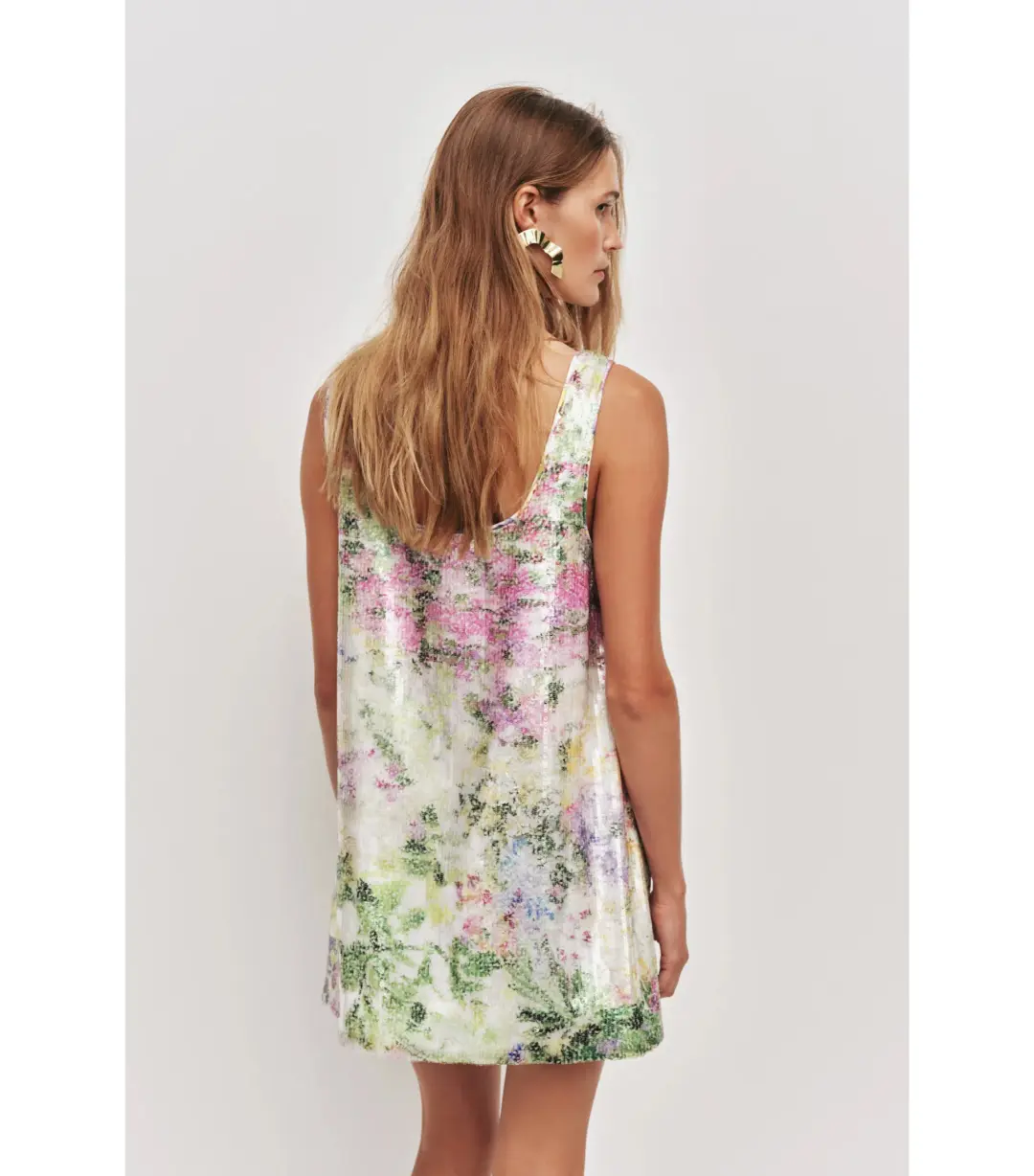 Aje Dahlia Mini Dress Lavandula Size AU 8 for rent on The Volte - main image