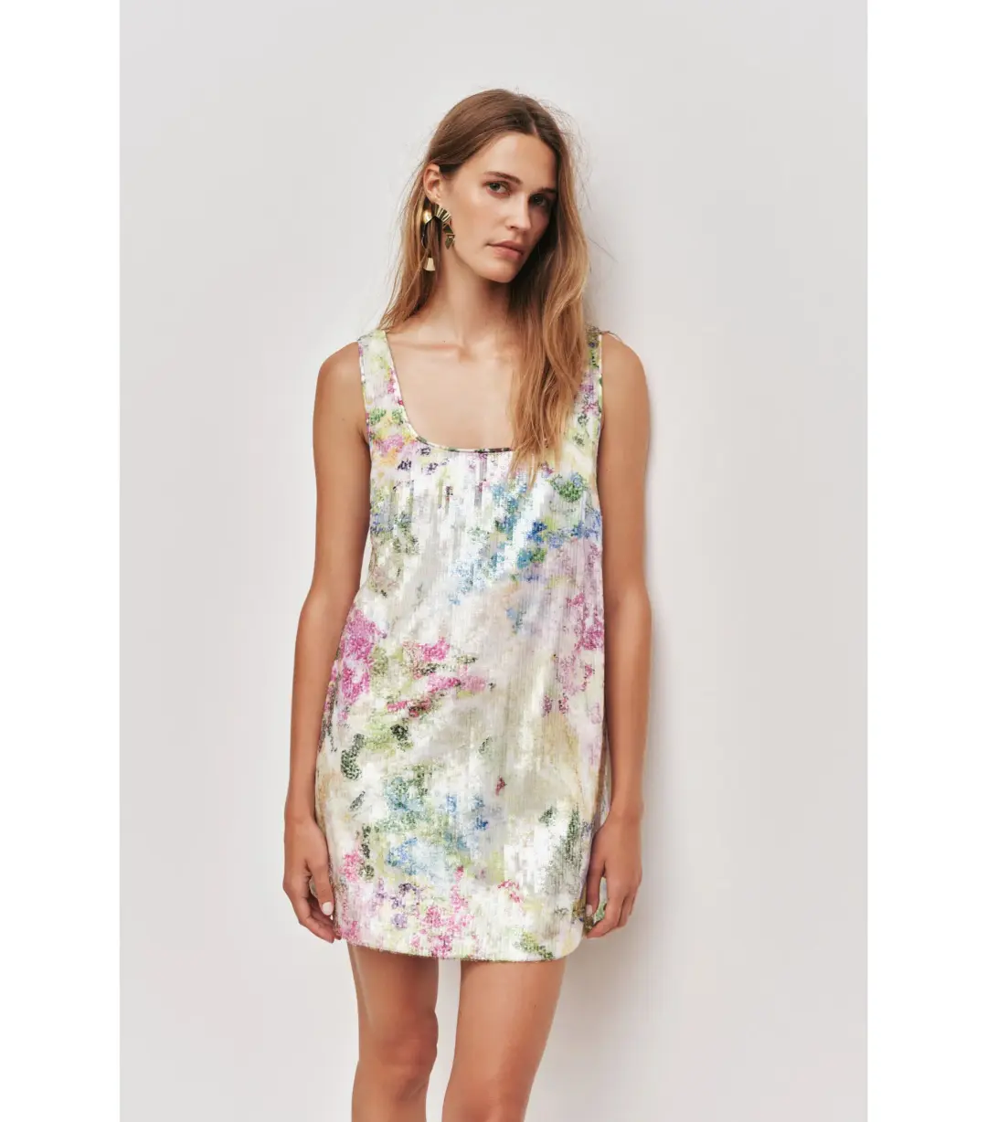 Aje Dahlia Mini Dress Lavandula Size AU 8 for rent on The Volte - main image