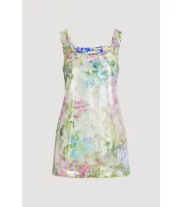 Aje Dahlia Mini Dress Lavandula Size AU 10 for rent on The Volte - image 6