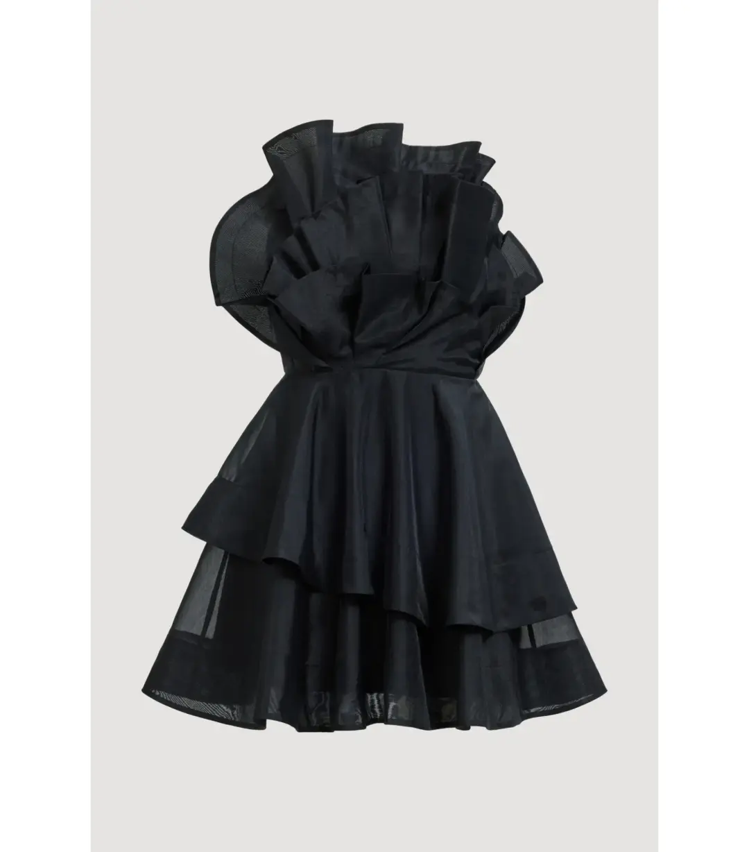 Aje Selestia Mini Dress Black Size AU 6 for rent on The Volte - main image