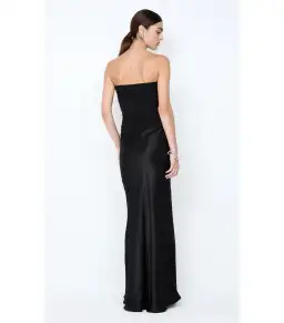 Bec & Bridge Millah Strapless Maxi Dress Black Size AU 10 for rent on The Volte - image 2