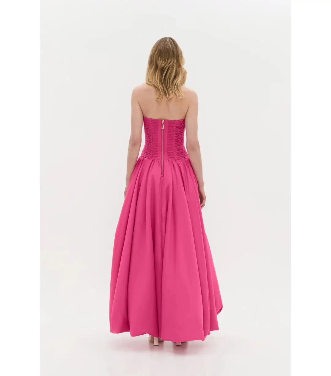 Aje Estelle Maxi Gown Cerise Pink Size AU 6 for rent on The Volte - main image