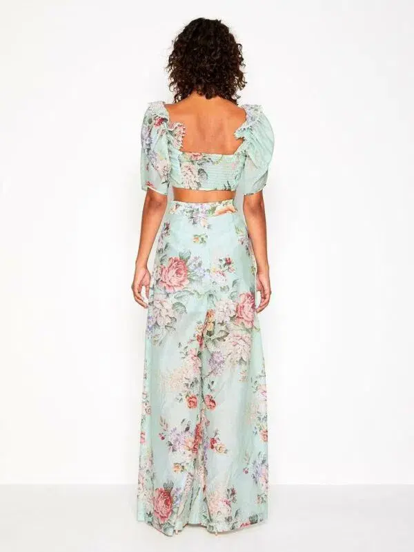 Alice McCall Louie Louie Top and Secret Garden Pants Set Peppermint Size AU 14 for rent on The Volte - main image