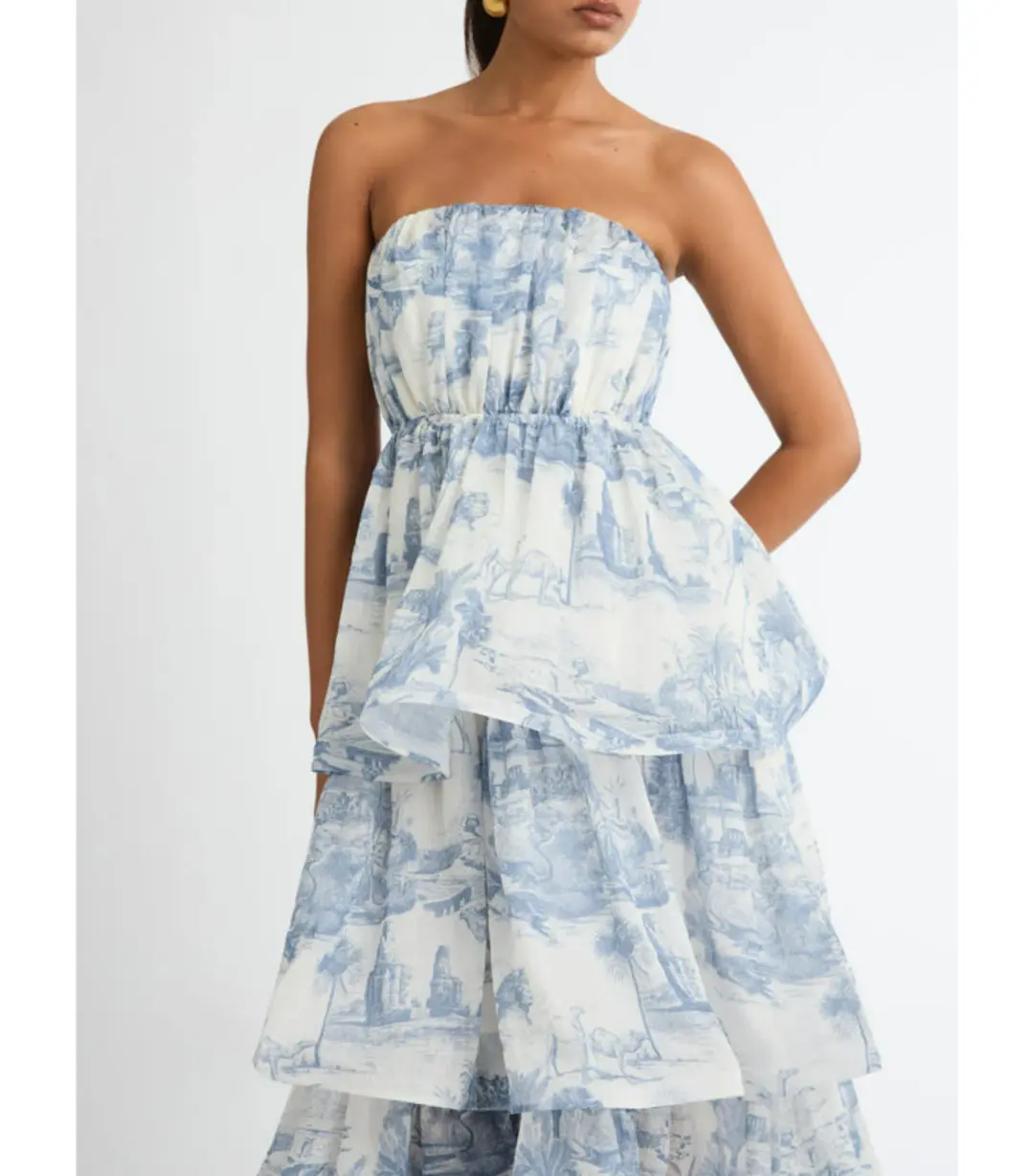 Sheike Sanctuary Midi Dress Print Size AU 6 for rent on The Volte - main image