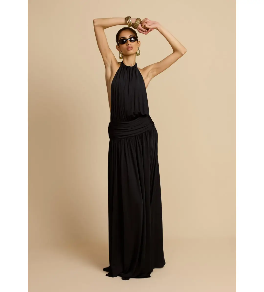 Arcina Ori Santina Dress Black Size 8 for rent on The Volte - main image
