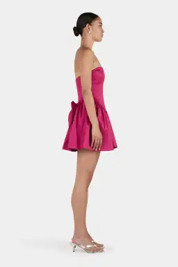 Hansen And Gretel Partridge Taffeta Dress Magenta Pink Size 8