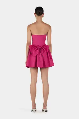 Hansen And Gretel Partridge Taffeta Dress Magenta Pink Size 8