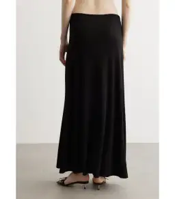 Christopher Esber Moodstone Ruched Crop T-Shirt and Maxi Skirt Black Size AU 8 for rent on The Volte - image 6