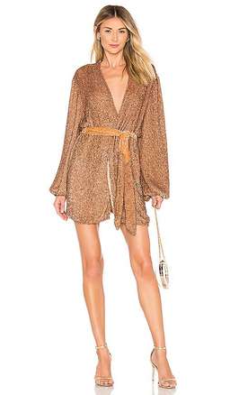 RETROFETE - Gabrielle Robe Dress - Mocha - Size 8 for rent on The Volte - image 1