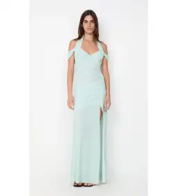Bec & Bridge Winnie Halter Maxi Dress Spearmint Size 6 for rent on The Volte - image 1