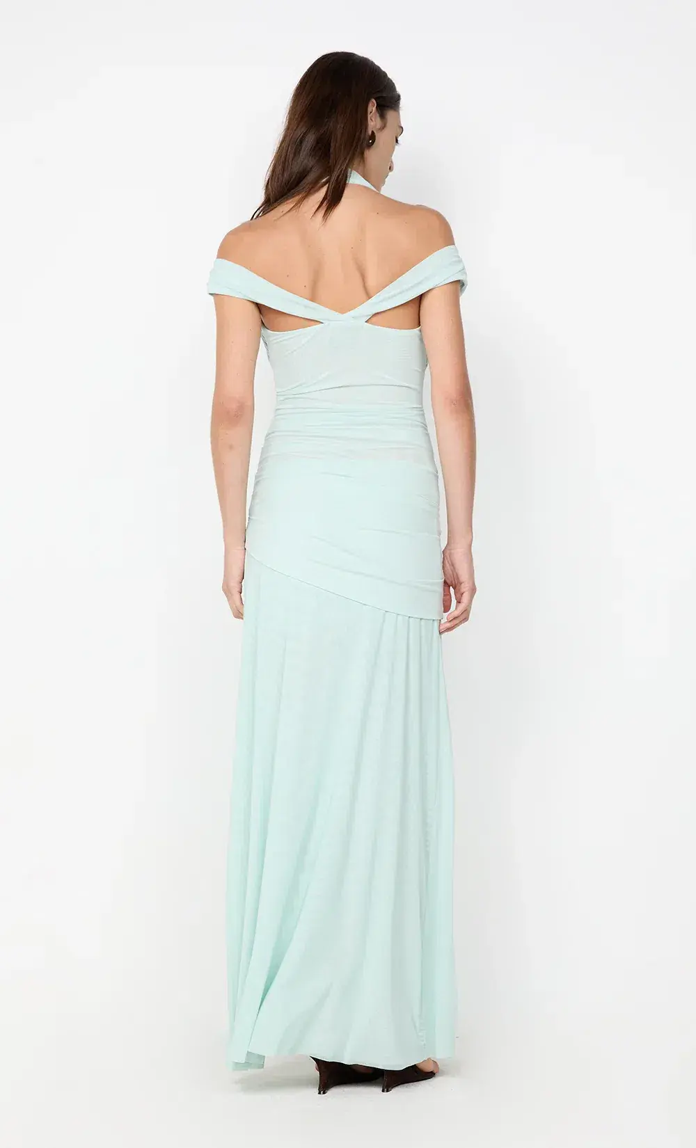Bec & Bridge Winnie Halter Maxi Dress Spearmint Size 8 for rent on The Volte - main image