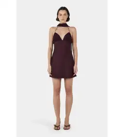 Ownley Alanah Two Way Mini Dress Plum Size 6 for rent on The Volte - image 1