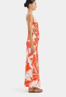 Sir the Label Ramona Twist Bias Dress Orange Size 1/Au 8 for rent on The Volte - image 3