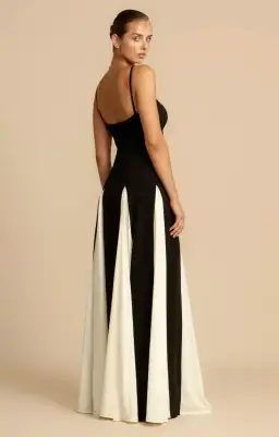 Arcina Ori Paloma Maxi Dress Black/White Size S/Au 8 for rent on The Volte - image 3