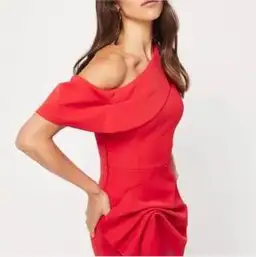 Mossman Into the Deep Dress Red Size 12 for rent on The Volte - image 3