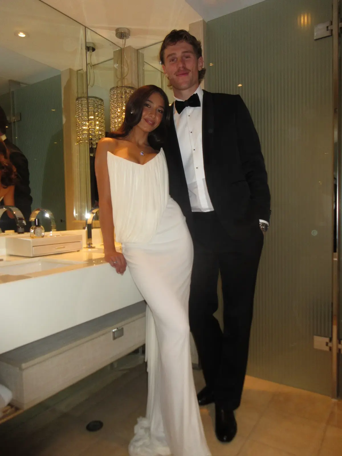 Toni Maticevski Natural Drape Gown White Size 8 - Image 3