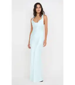 Bec & Bridge Gia Halter Maxi Dress Arctic Blue Size AU 8 for rent on The Volte - image 1