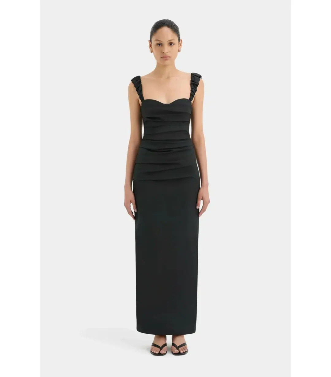 Sir the Label Azul Balconette Maxi Gown Black Size 1 / AU 8 for rent on The Volte - main image