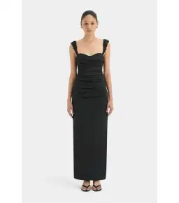 Sir the Label Azul Balconette Maxi Gown Black Size 1 / AU 8 for rent on The Volte - image 1
