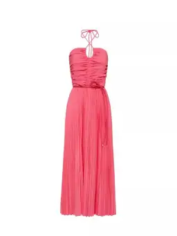 Rebecca Vallance Rosa Halter Midi Dress Pink Size AU 14 for rent on The Volte - image 6